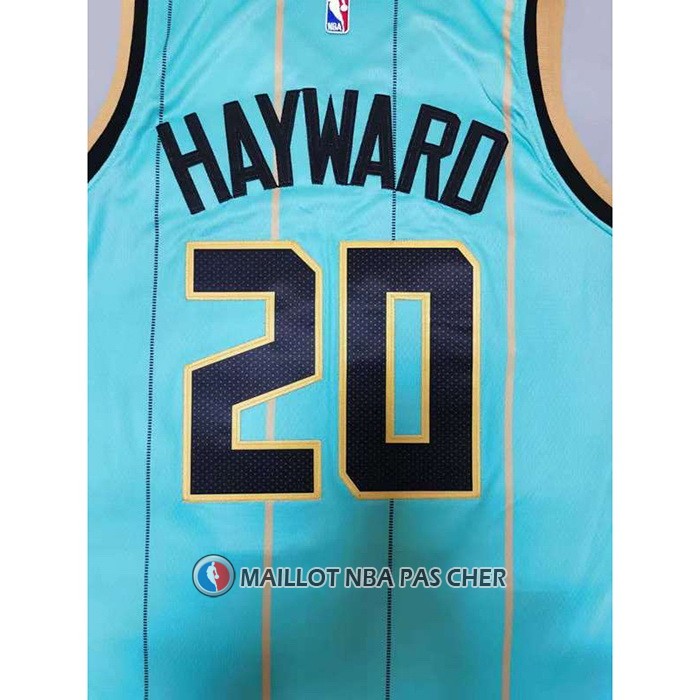 Maillot Charlotte Hornets Gordon Hayward Ville 2020-21 Vert